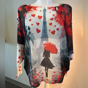 NWT lightweight Eiffel Tower sweater